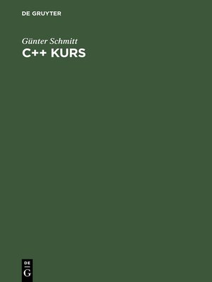 cover image of C++ Kurs